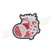 PATCH CAUCIUC - 3D VIKING DRAGON