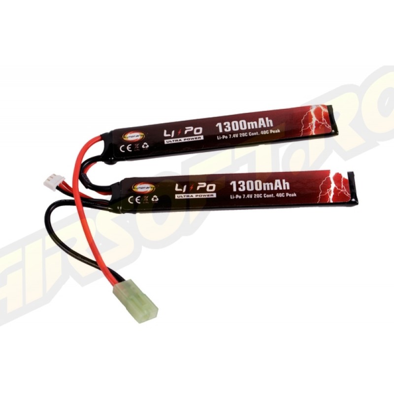 EVOLUTION BATTERIA LI-PO ULTRA POWER 7.4V 1300 MAH 20C - 40C PEAK