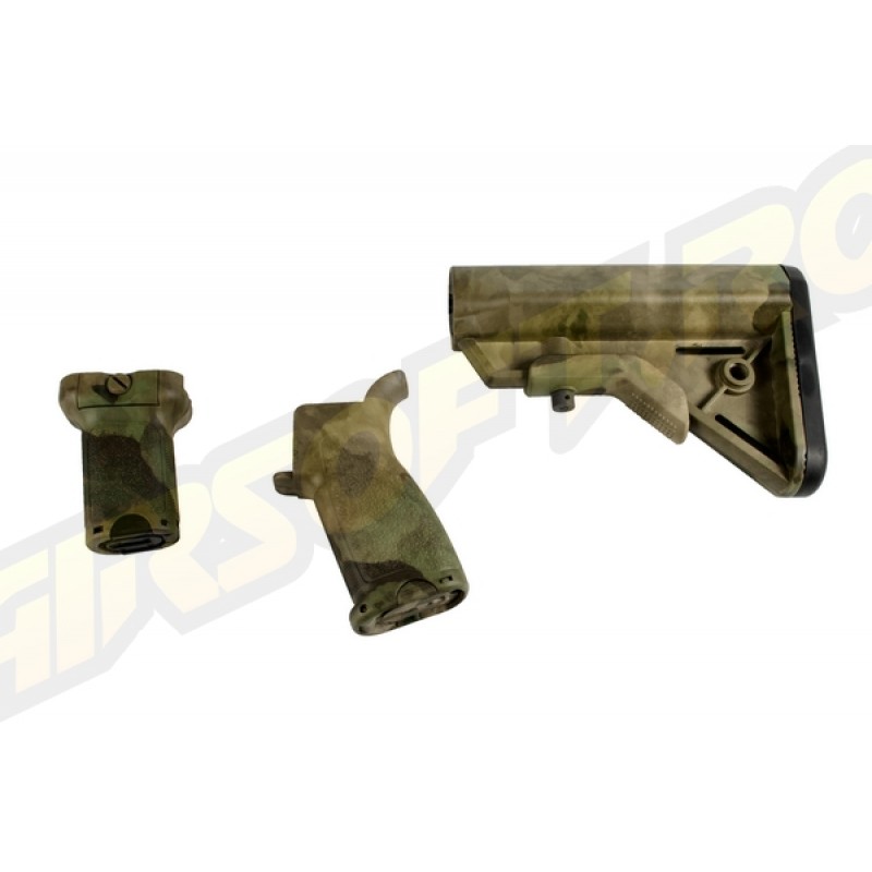 BR FURNITURE - KIT PT. M4 AEG - A-TACS FG - SHORT