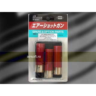 SET OF 3 CARTRIDGES FOR SHOTGUN