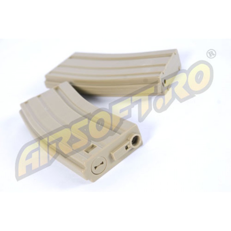 MAGAZINE 85 BB's - M16/M4/SR16/CAR 15/M733/L85/GF85/TAVOR (TAN)