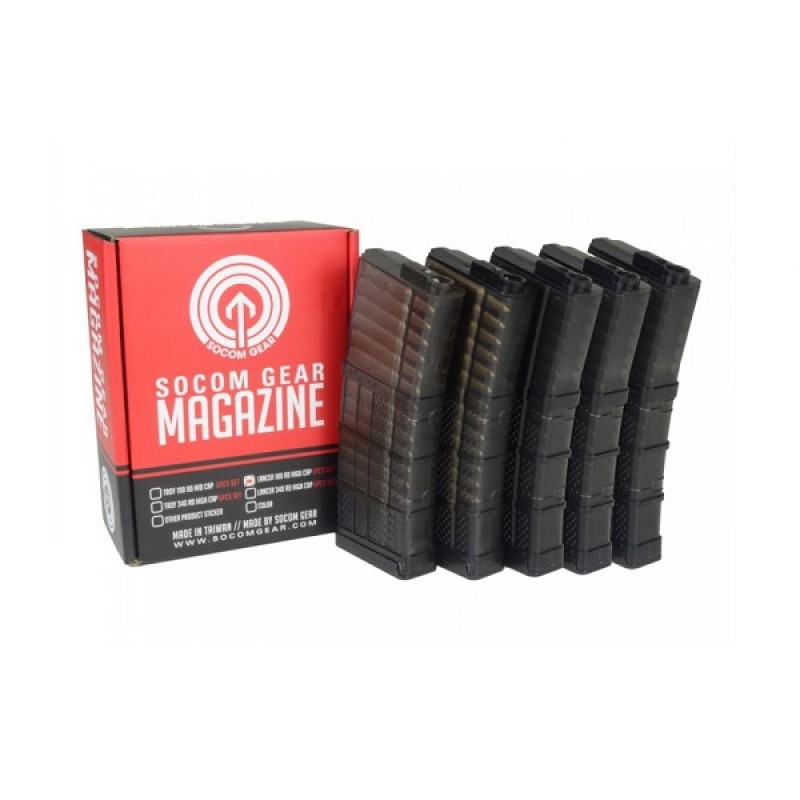 190 BB'S MAGAZINE - LANCER AWM - M16/M4/SR16/CAR 15/M733/L85/GF85/TAVOR (BLACK) MODEL