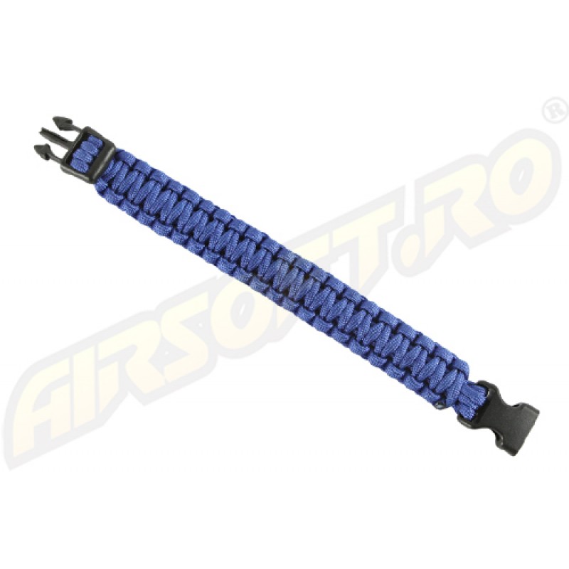 PARACORD - BRACCIALE DI SOPRAVVIVENZA 22MM  - BLU