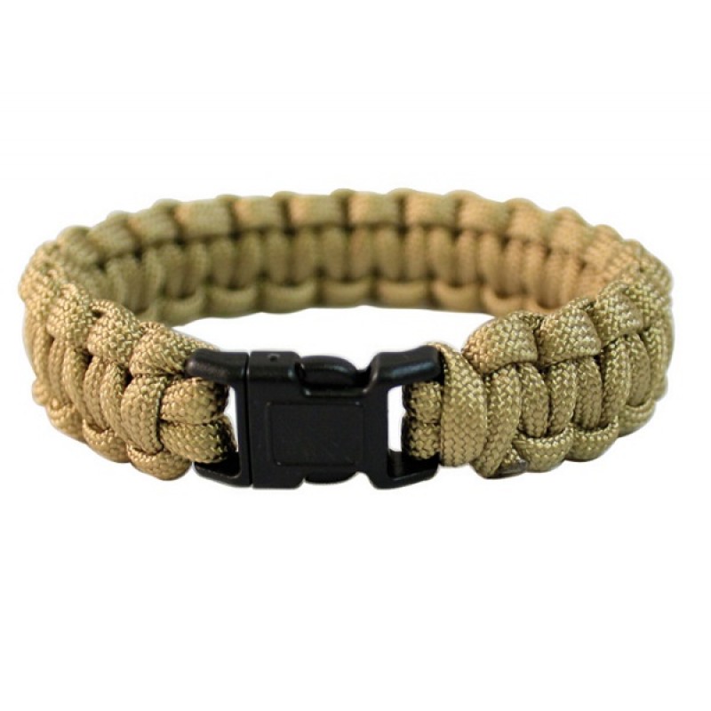 PARACORD - BRATARA SUPRAVIETUIRE 22MM  - COYOTE