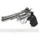 REVOLVER DAN WESSON 4 INCH - SILVER - FULL METAL - GNB - CO2