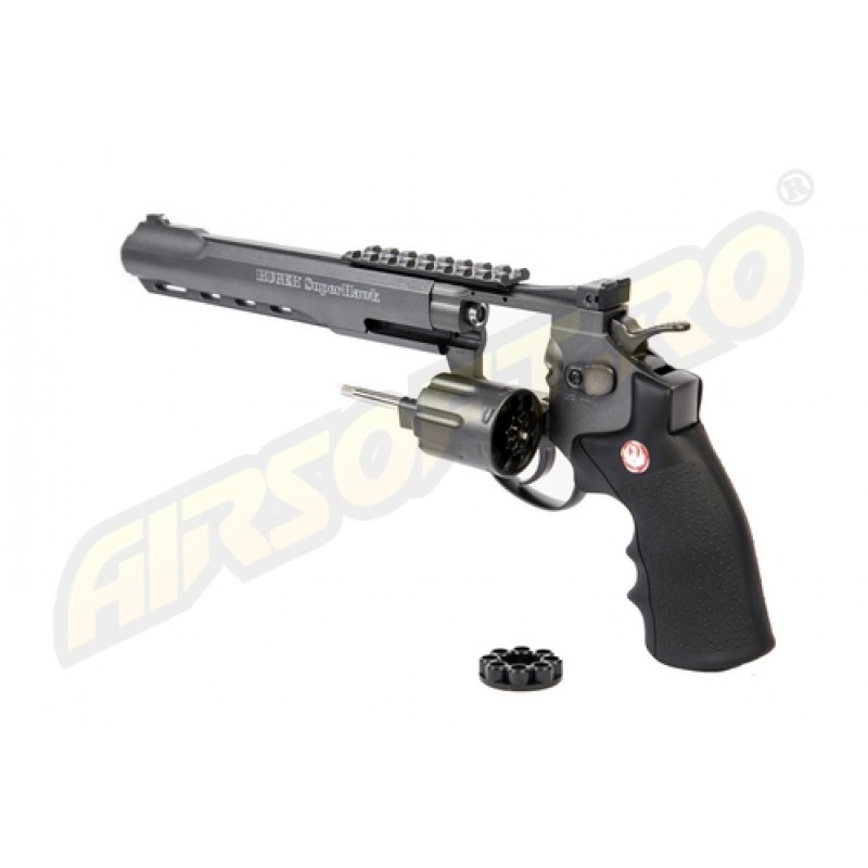 RUGER SUPER HAWK 8 INCH - FULL METAL - GNB - CO2 - BLACK