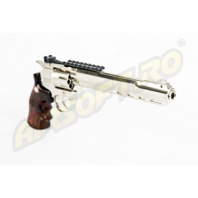RUGER SUPER HAWK 8 INCH - FULL METAL - GNB - CO2 - SILVER