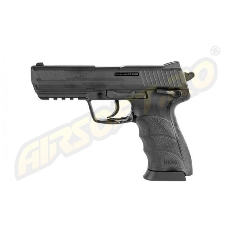 HECKLER   KOCH HK45 - METAL SLIDE - GNB - CO2 - BLACK