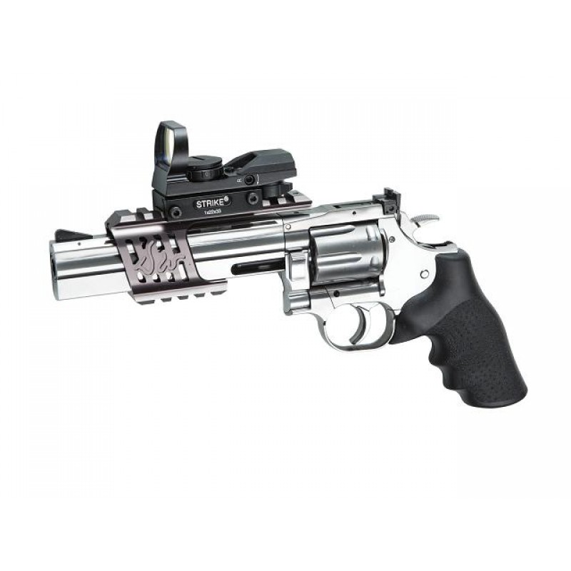 REVOLVER DAN WESSON - MODEL 715 - 6 INCH - SILVER - FULL METAL - GNB - CO2 - LOW POWER SPECIAL VERSION REVOLVER DAN WESSON - MODEL 715 - 6 INCH - SILVER - FULL METAL - GNB - CO2 - LOW POWER SPECIAL VERSION