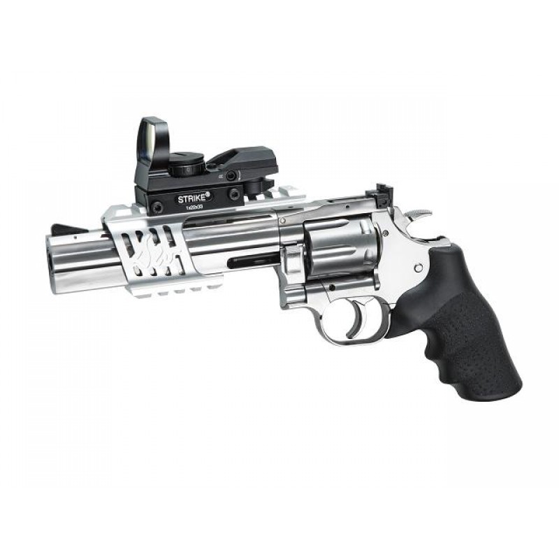 REVOLVER DAN WESSON - MODEL 715 - 6 INCH - SILVER - FULL METAL - GNB - CO2 - LOW POWER SPECIAL VERSION REVOLVER DAN WESSON - MODEL 715 - 6 INCH - SILVER - FULL METAL - GNB - CO2 - LOW POWER SPECIAL VERSION