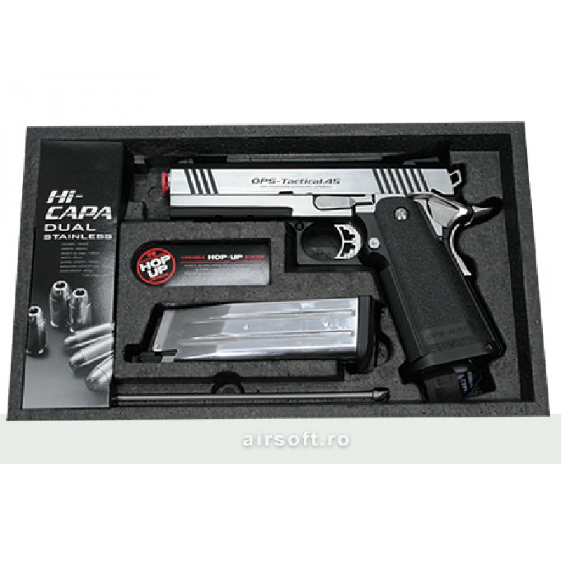 Tokyo Marui HI-CAPA Custom Dual Stainless GBB