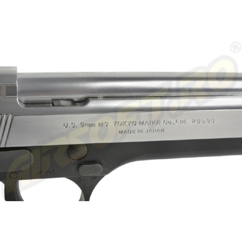 Tokyo Marui M92F - SILVER SLIDE GBB