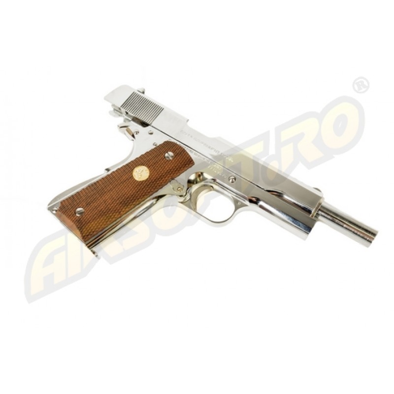 Tokyo Marui COLT GOVERNMENT SERIES 70 - NICKEL Scarrellante (GBB)