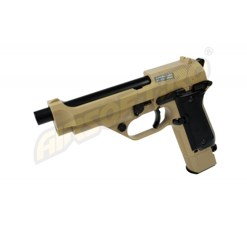 KSC PISTOLA SOFTAIR M93R DESERT SPARTAN - SCARRELLANTE (GBB) KSC PISTOLA SOFTAIR M93R DESERT SPARTAN - SCARRELLANTE (GBB)