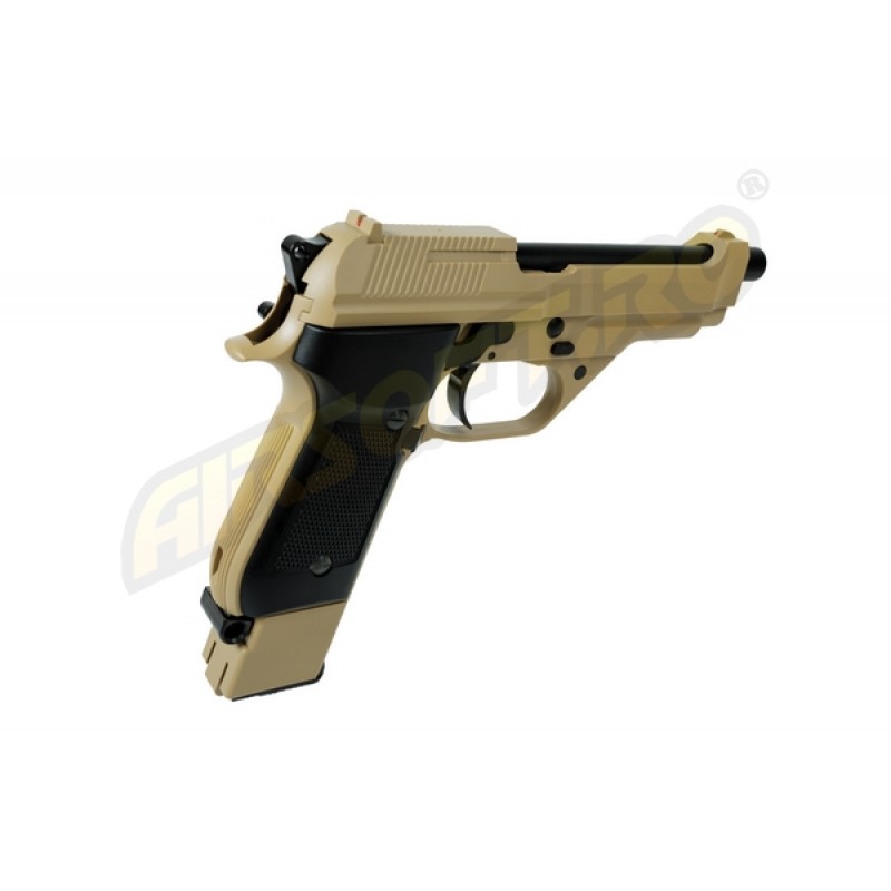 KSC PISTOLA SOFTAIR M93R DESERT SPARTAN - SCARRELLANTE (GBB) KSC PISTOLA SOFTAIR M93R DESERT SPARTAN - SCARRELLANTE (GBB)