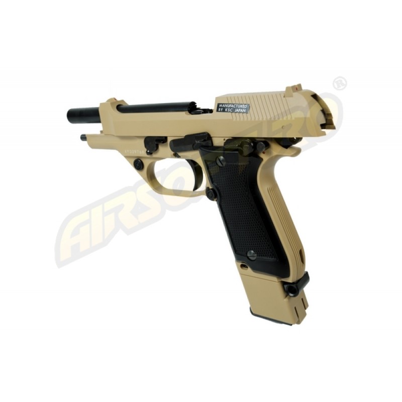 KSC PISTOLA SOFTAIR M93R DESERT SPARTAN - SCARRELLANTE (GBB) KSC PISTOLA SOFTAIR M93R DESERT SPARTAN - SCARRELLANTE (GBB)