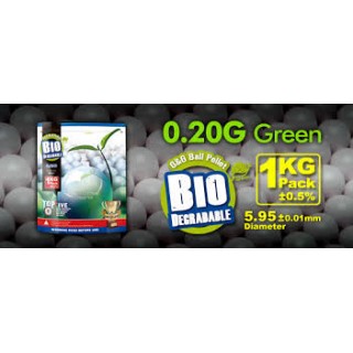 G&G Pallini biodegradabili da 0.20 g - 1 kg. (verdi) 