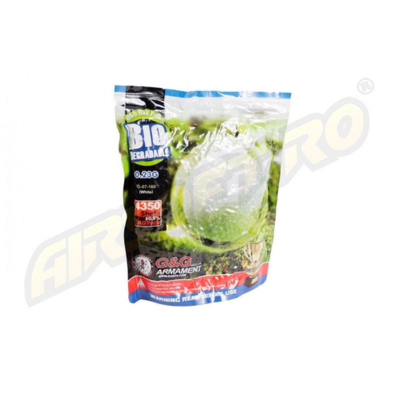 G&G Pallini biodegradabili da 0.23 g - 1 kg. (bianchi)
