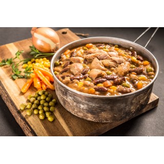 ADVENTURE MENU CHICKEN WITH BEANS AND VEGETABLES