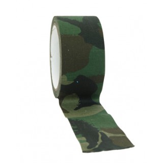 WOODLAND CAMOUFLAGE ADHESIVE TAPE (10 M)