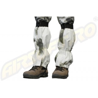 WATERPROOF GAITERS WITH STEEL SAFETY - SNOW CAMO