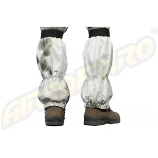 WATERPROOF GAITERS WITH STEEL SAFETY - SNOW CAMO