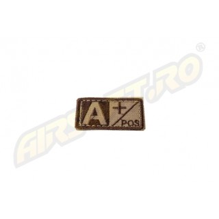 BLOODTYPE PATCH A-POZITIV - TAN BLOODTYPE PATCH A-POZITIV - TAN