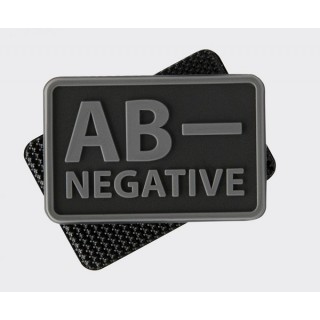 Blood Patch PVC - AB POZITIV - BLACK