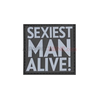 PATCH CAUCIUC - MESAJ SEXIEST MAN ALIVE - SWAT