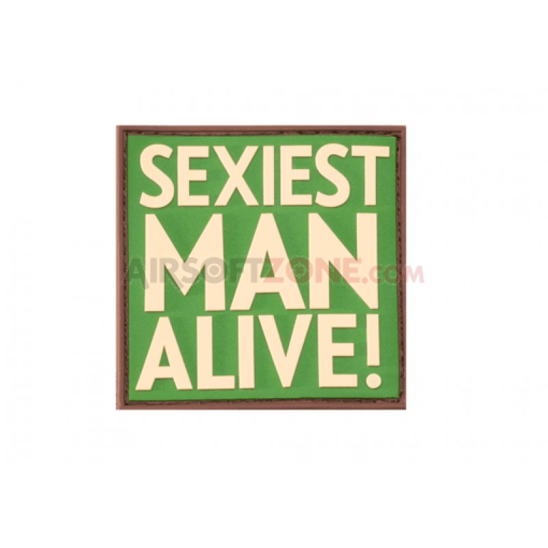 PATCH CAUCIUC - MESAJ SEXIEST MAN ALIVE - MULTICAM