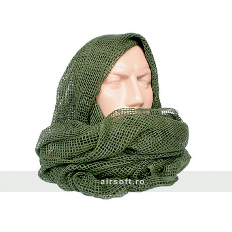 NET SCARF OLIVE