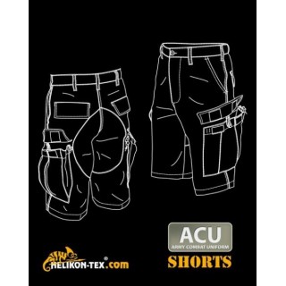 PANTALONCINI CORTI MODELLO ACU RIPSTOP WOODLAND DIGITAL PANTALONCINI CORTI MODELLO ACU RIPSTOP WOODLAND DIGITAL