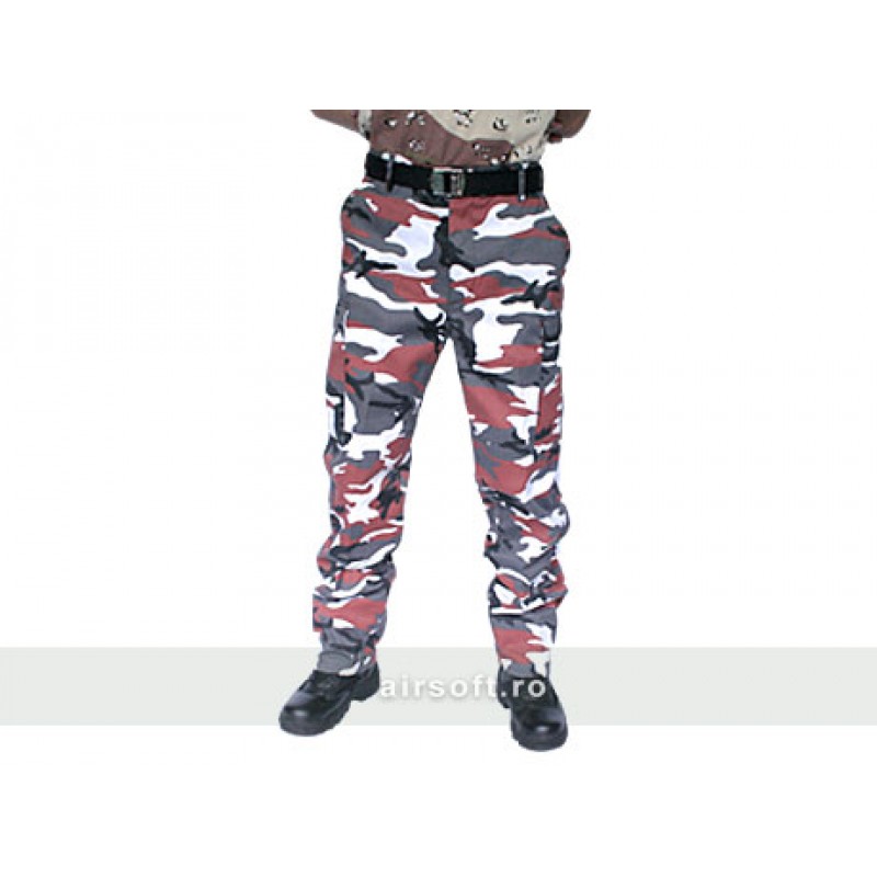 US-BDU FIELD MODEL TROUSERS (RED)