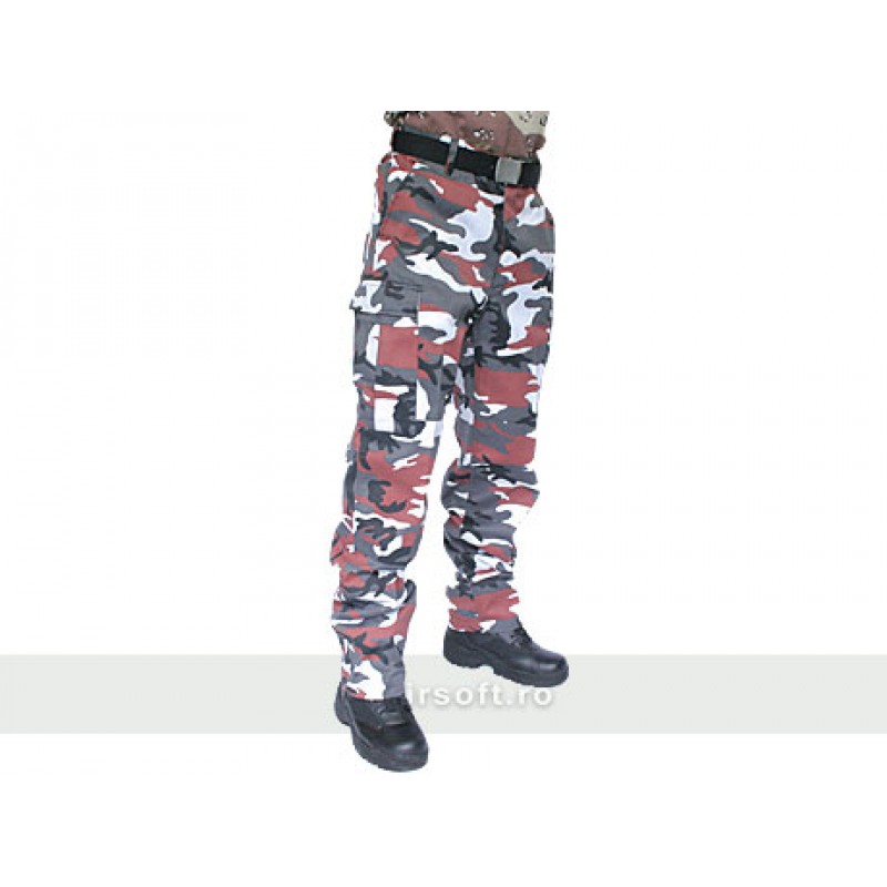 US-BDU FIELD MODEL TROUSERS (RED)