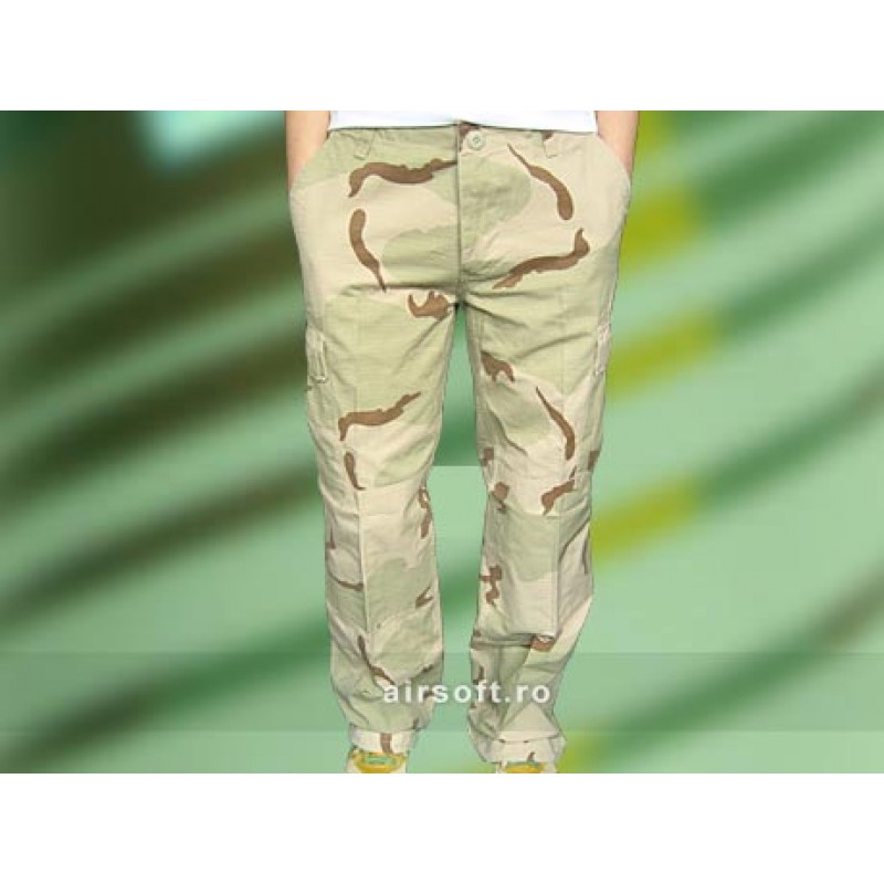 PANTALONI DONNA - MODELLO RIPSTOP PRELAVATO (DESERT 3)