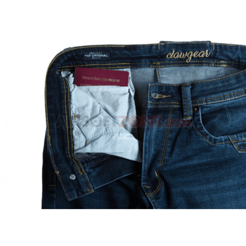 Clawgear Pantaloni in Jeans Blue Denim Tactical Flex- Colore MIDNIGHT (29/34)