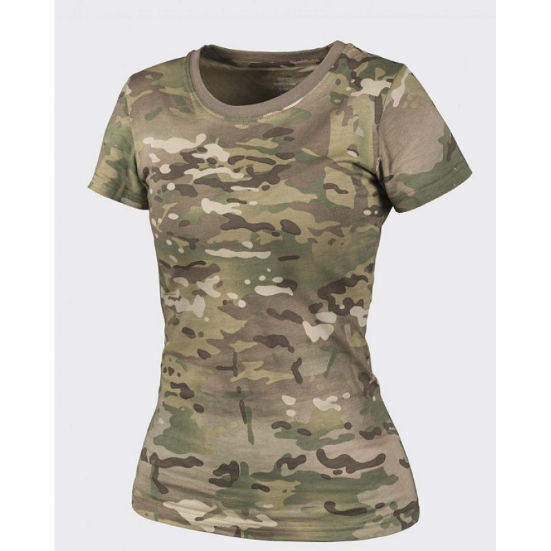 TRICOU DE DAMA CU MANECA SCURTA - MULTICAM
