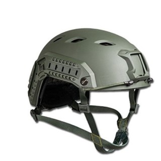 US OD FAST W/RAIL PARATROOPER HELMET