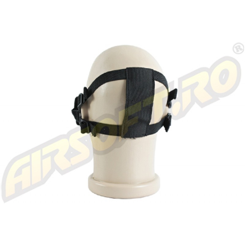 METAL MESH MASK BLACK