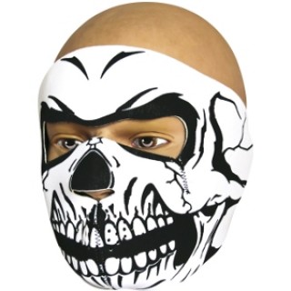 NEOPRENE FULL FACE MASK - SKULL