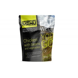 ADVENTURE MENU CHICKEN WITH BEANS AND VEGETABLES