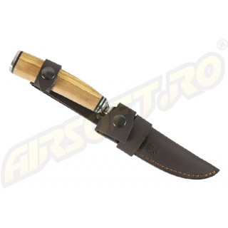 COLTELLO CON FODERO IN PELLE
