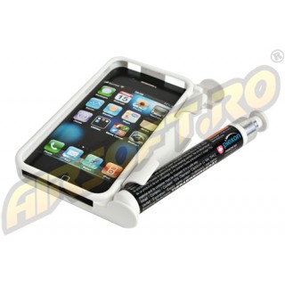 CUSTODIA PER IPHONE 4 - CON SPRAY ANTIAGGRESSIONE - SMARTGUARD - BIANCA