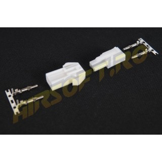 ASG Set  connettori Mini Type  Tamiya (Femmina + Maschio)