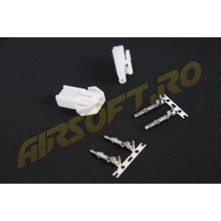 ASG Set  connettori Mini Type  Tamiya (Femmina + Maschio)