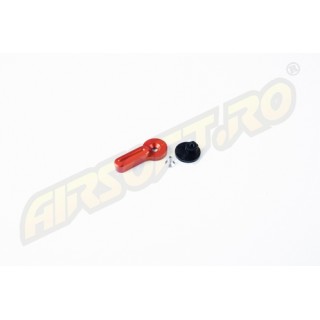 RETRO ARMS AR15/M4 FIRE SELECTOR SWITCH - CNC - TYPE B - RED