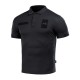 TRICOU POLO ELITE TACTICAL COOLMAX - BLACK