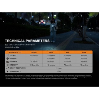 LANTERNA MODEL E05R - BLACK
