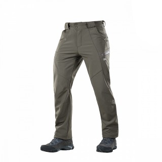 PANTALONI TACTICI SOFT SHEEL DE IARNA - OLIV