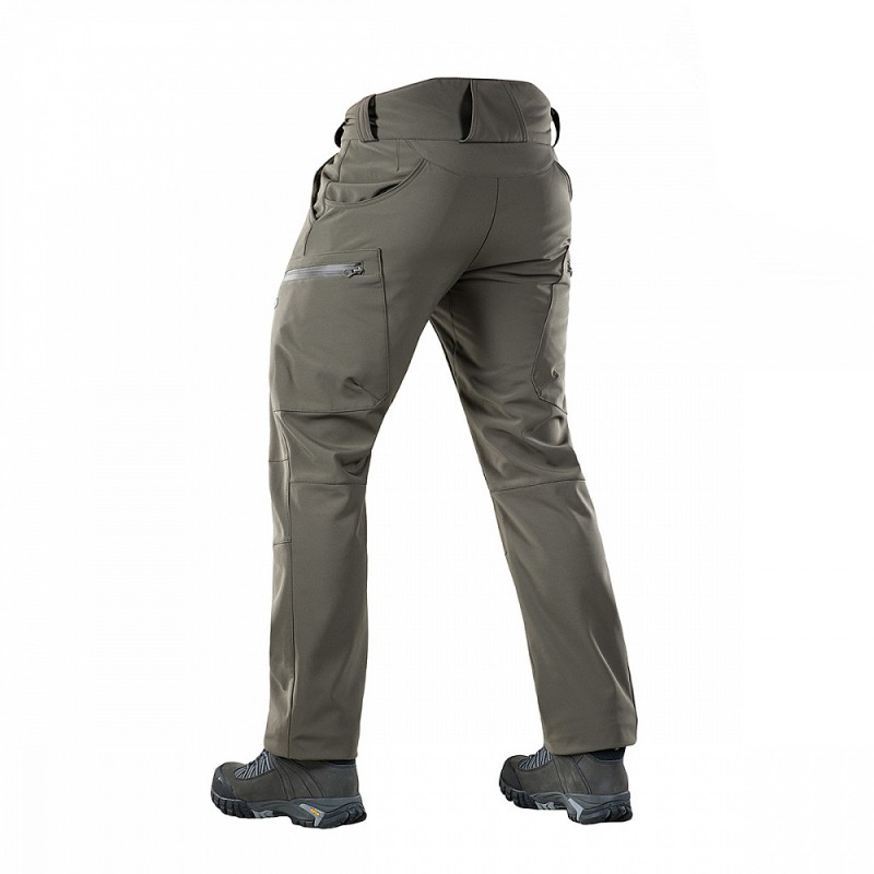 PANTALONI TACTICI SOFT SHEEL DE IARNA - OLIV PANTALONI TACTICI SOFT SHEEL DE IARNA - OLIV